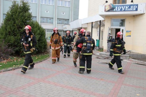 В Барановичах «тушили» типографию