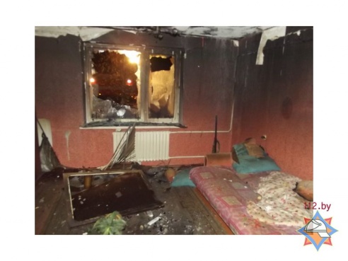 На пожаре в Слуцке погибли муж и жена