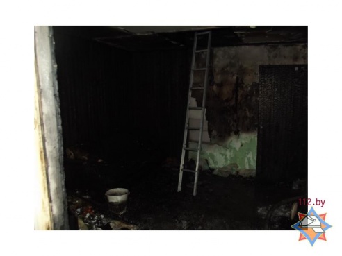 На пожаре в Слуцке погибли муж и жена