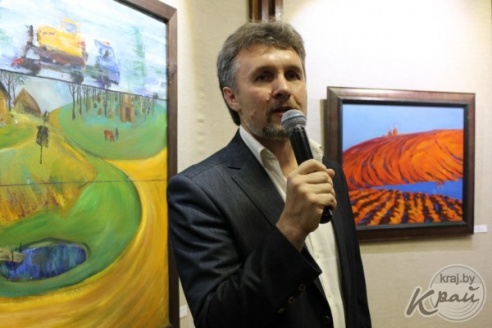 На открытие выставки Эдуарда Матюшонка в Вилейке приехали гости из Глубокого, Молодечно и Островецкого района (ФОТО)