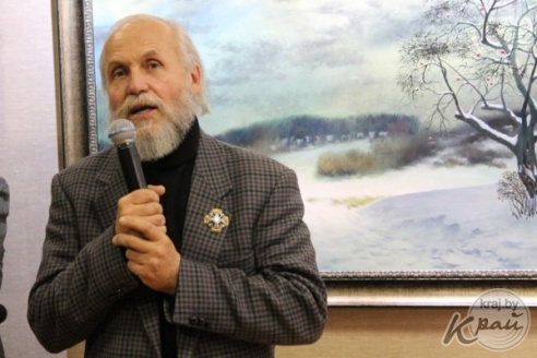 На открытие выставки Эдуарда Матюшонка в Вилейке приехали гости из Глубокого, Молодечно и Островецкого района (ФОТО)