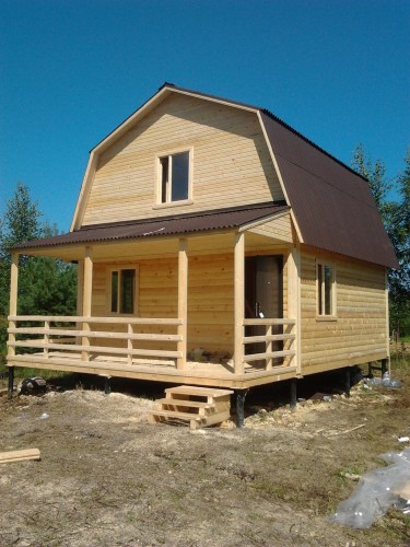 Построить дом или баню всего за две недели? Легко!