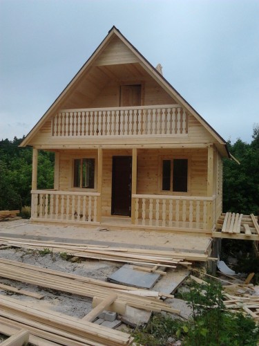 Построить дом или баню всего за две недели? Легко!