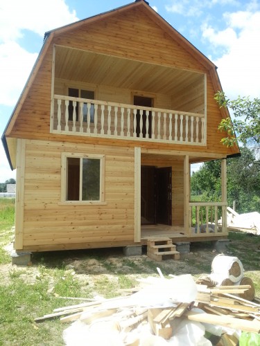 Построить дом или баню всего за две недели? Легко!