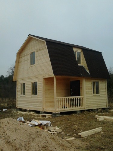 Построить дом или баню всего за две недели? Легко!