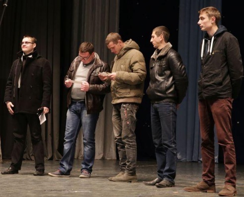 У Баранавічах адбыліся ўрачыстыя провады прызыўнікоў