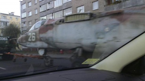 ФОТАФАКТ. Самалёты на вуліцах Баранавіч