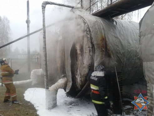 Возгорание в котельной в Петрикове: райцентр мог остаться без тепла (фото)