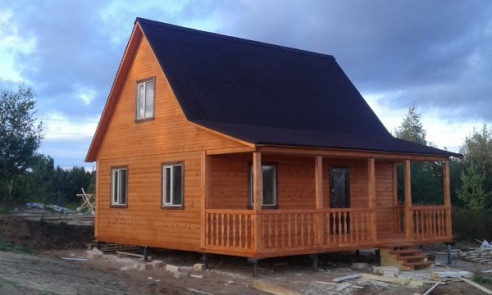 Построить дом или баню всего за две недели? Легко!