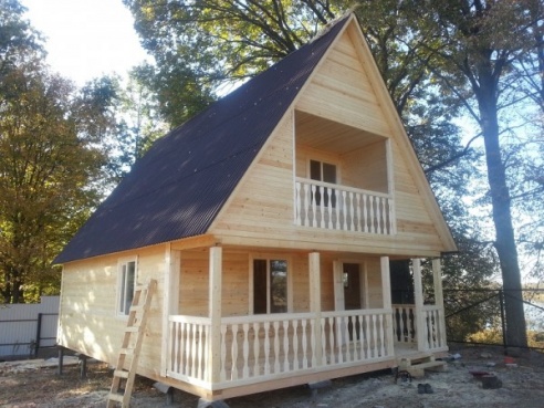 Построить дом или баню всего за две недели? Легко!