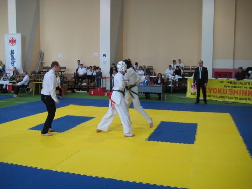Ошмянцы на областном турнире по каратэ