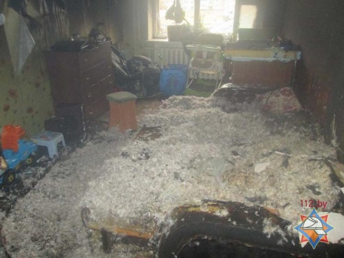 В Рубе горело общежитие автопарка, эвакуировано 16 человек