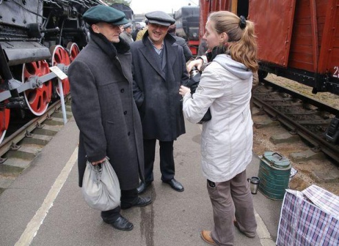 В Барановичах прошли съемки документального фильма о "белом" генерале