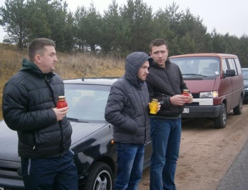 Барановичская ГАИ освятила аварийный участок дороги Барановичи-Молчадь-Дятлово