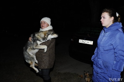 В Речице спасли собаку, которая две недели бегала по городу с открытым переломом лапы