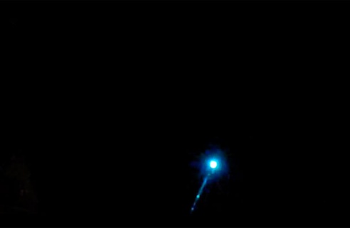 Видеофакт: в небе над Гомелем можно было увидеть взрыв болида