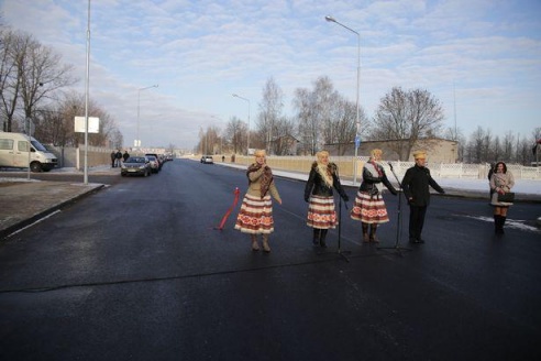 В Барановичах после реконструкции торжественно открыли улицу Кооперативную