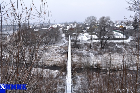 Первый снег в городе над Двиной: фоторепортаж