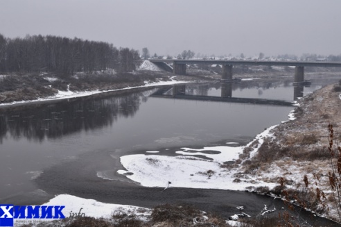 Первый снег в городе над Двиной: фоторепортаж