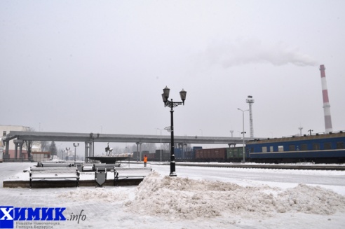 Первый снег в городе над Двиной: фоторепортаж