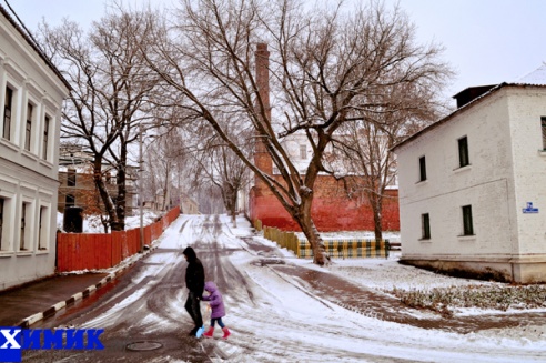 Первый снег в городе над Двиной: фоторепортаж