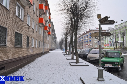 Первый снег в городе над Двиной: фоторепортаж