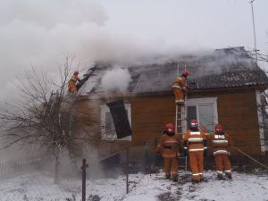 В Лунинецком районе на пожаре погиб пенсионер, страдавший слабоумием
