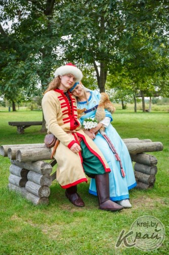 На Вілейшчыне маладыя згулялі вяселле ў сярэдневяковым стылі (ФОТА і ВІДЭА) На Вілейшчыне маладыя згулялі вяселле ў сярэдневяковым стылі (ФОТА і ВІДЭА)