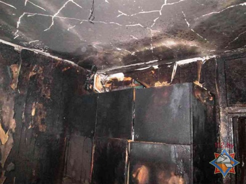 Пожар в борисовской девятиэтажке: 56-летний мужчина получил ожоги 20% тела