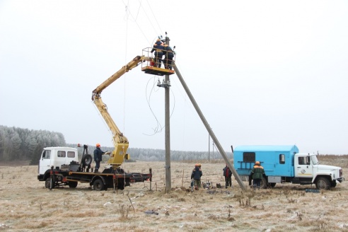 Ошмянский РЭС: плановые работы с использованием новой технологии