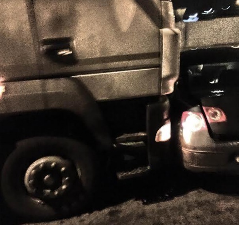 На проспекте Советском столкнулись «МАЗ» и «Фольксваген»