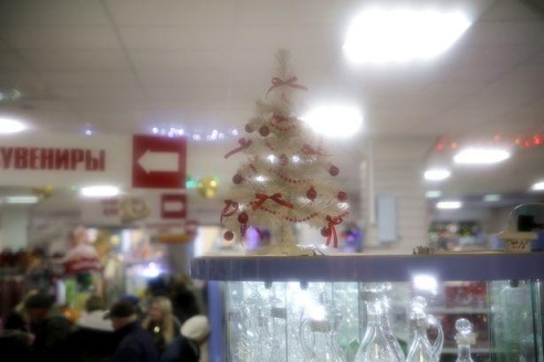 Новогодняя торговля в Барановичах