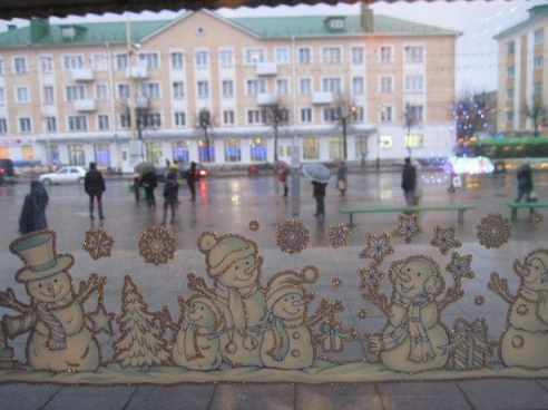 Новогодняя торговля в Барановичах