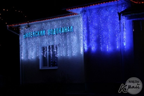 ФОТОРЕПОРТАЖ: Как выглядит ночная предновогодняя Вилейка