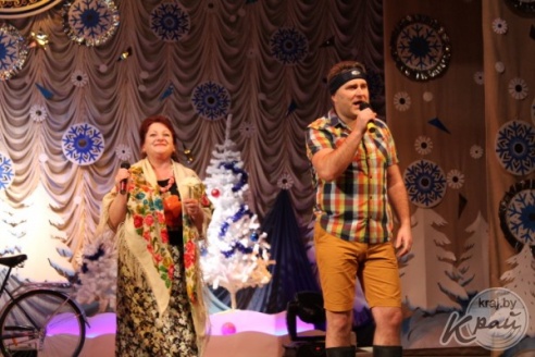 Юмористическое шоу «Ирония судьбы, или С легким паром» прошло в Вилейке с аншлагом (ФОТО)