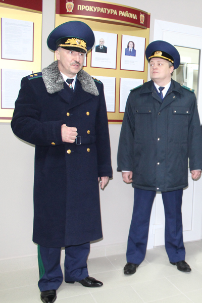 Генеральный прокурор Беларуси Александр Конюк открыл новое здание прокуратуры в Лиозно