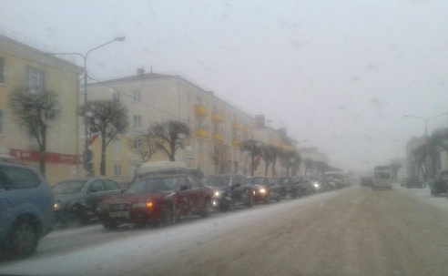 Новогодние пробки