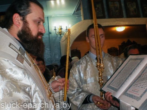 Всенощное бдение в Михайловском кафедральном соборе в канун Рождества