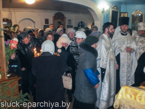 Всенощное бдение в Михайловском кафедральном соборе в канун Рождества
