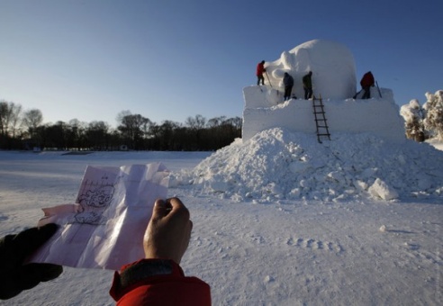 Ледяные города и скульптуры при -40°С – в Китае проходит фестиваль льда и снега
