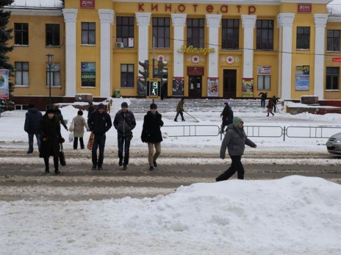За ночь в Барановичах выпала четырехдневная норма снега