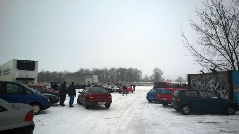 Барановичский автоклуб Street Line провел тренировку по зимнему вождению