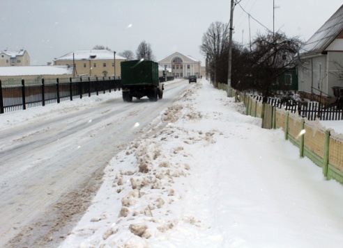 С проезжей части – на пешеходную