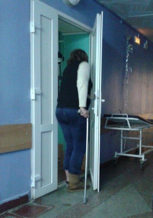 Гололед в Барановичах: «Шла к эндокринологу, попала в травмпункт!»