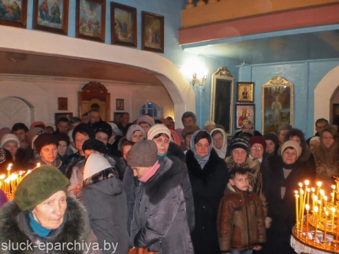 Епископ Антоний совершил всенощное бдение в Михайловской кафедральном соборе