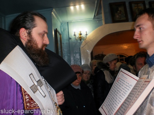 Епископ Антоний совершил всенощное бдение в Михайловской кафедральном соборе