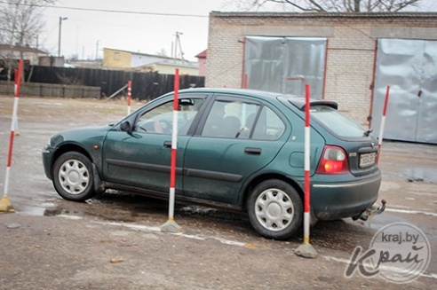 Иван Алексин из Глубокского района прошел все испытания по фигурному вождению за 1 минуту 39 секунд (ФОТО, ВИДЕО)