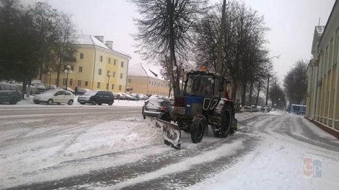 Жодино завалило снегом. Фото