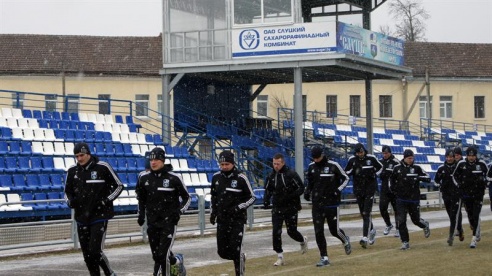 Тренировка СФК «Слуцк» в Слуцкой СДЮШОР