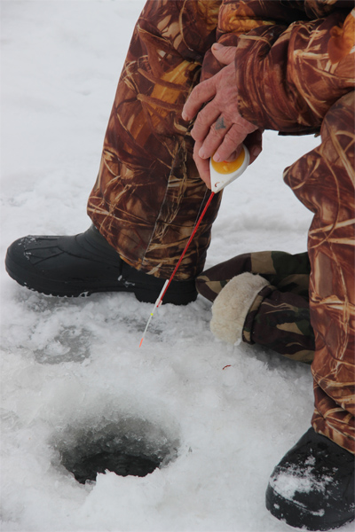 В Дрибинском районе прошли соревнования по лову рыбы со льда